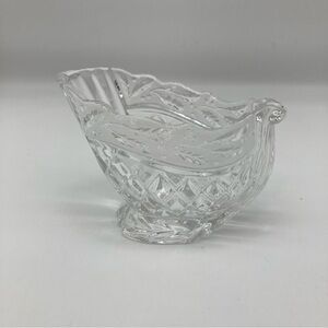 Vintage frosted glass creamer